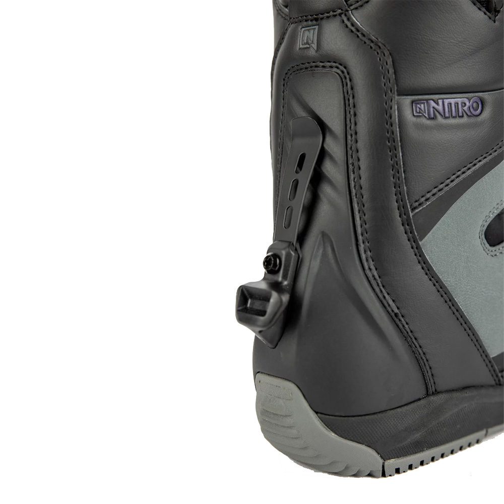 Cave TLS Step On Black Charcoal Snowboard Boots Wm 2023