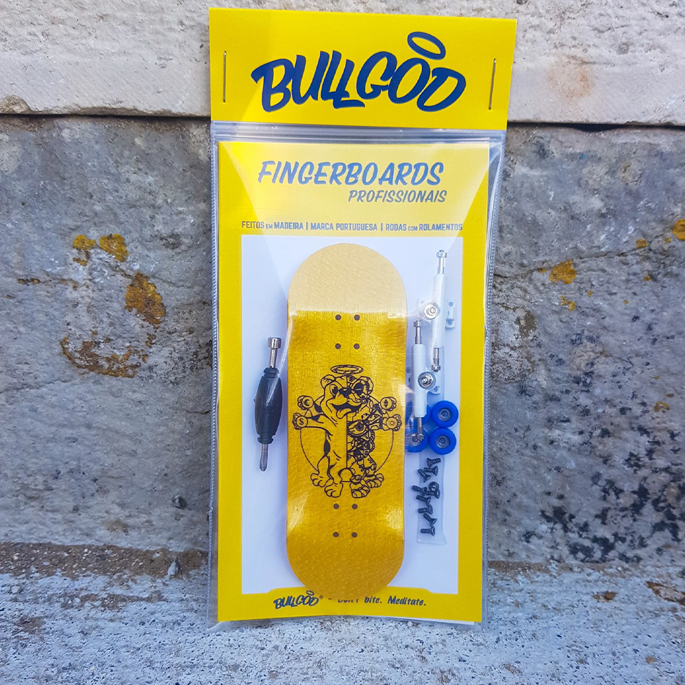 32mm Cryptogod Yellow Pro Fingerboard Complete 2023