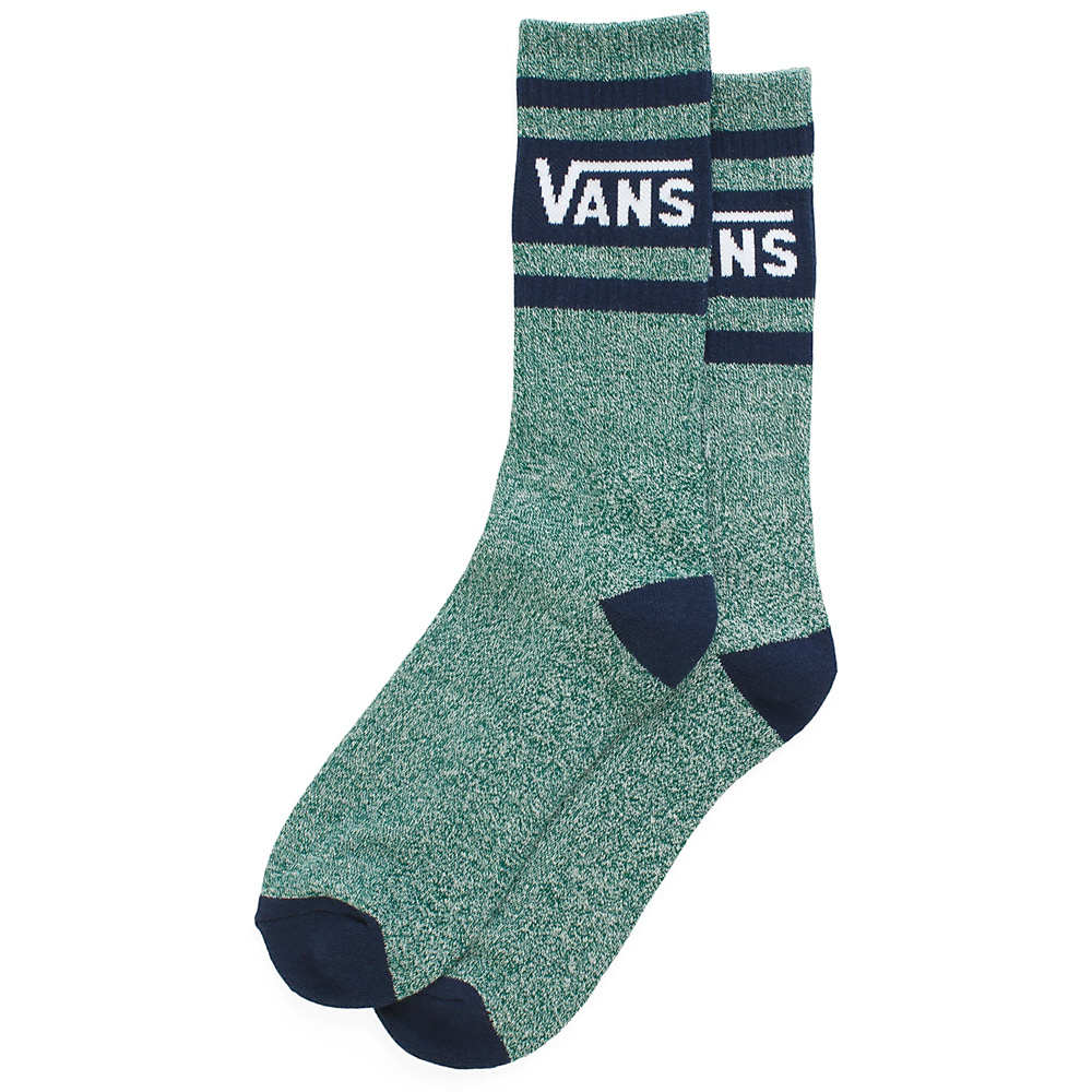 Drop V Botanical Green Crew Socks 2023