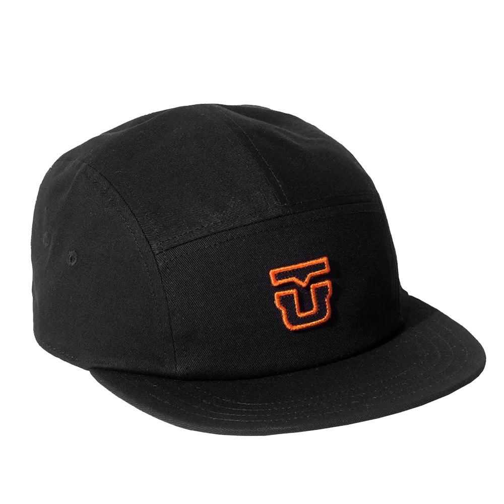 5 Pane Hat 2023 (Black/Orange)