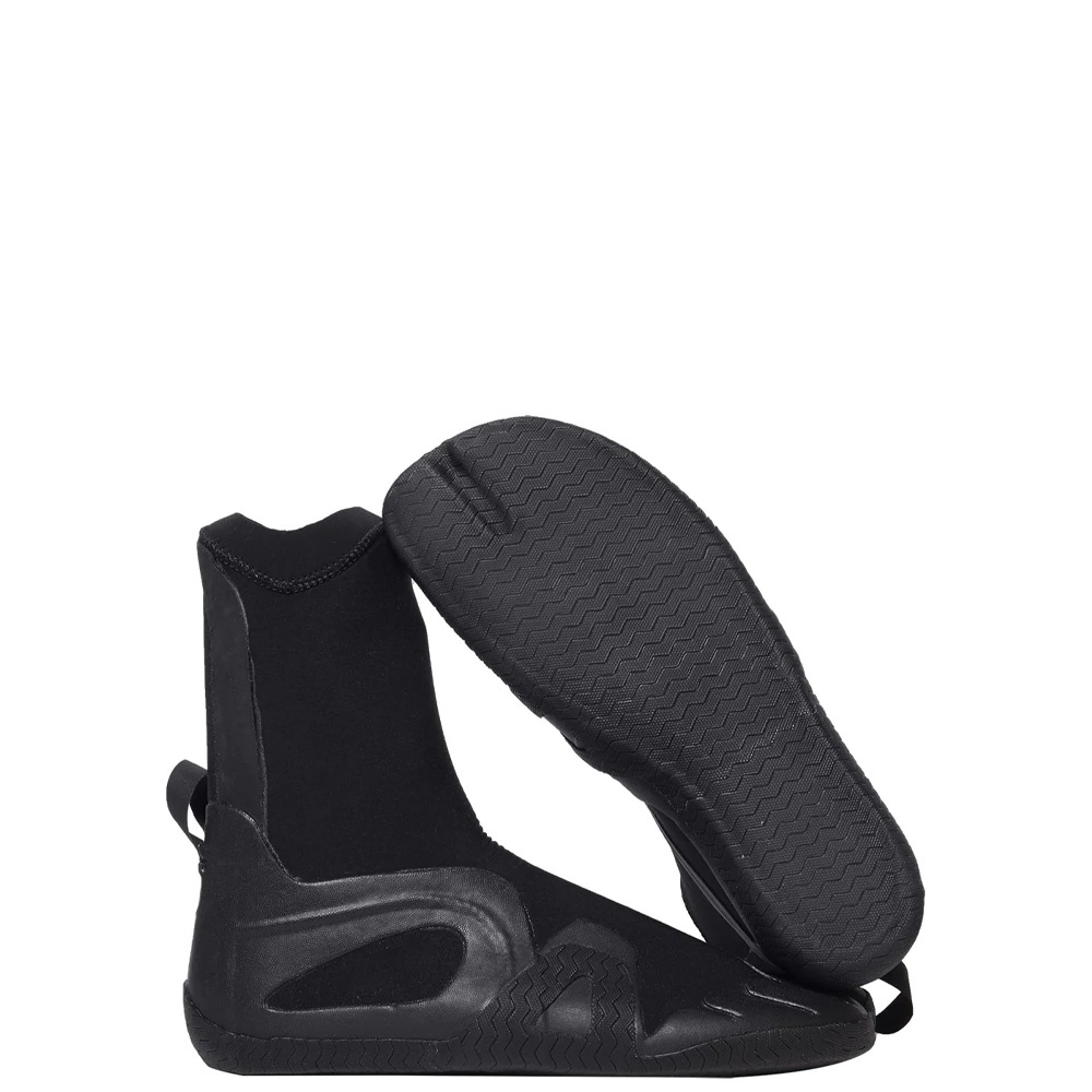 3mm Girls Split Toe Solid Black Surf Bootie 2023