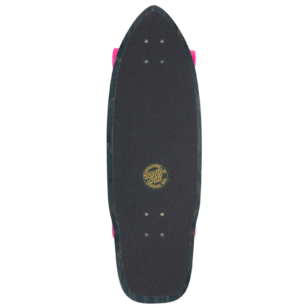 9.75" Pink Dot Check Cut Back Carver Surf Skate Cruiser Complete 2023