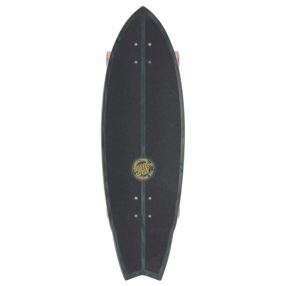 9.85" Glow Dot Shark Carver Surf Skate Cruiser Complete 2023