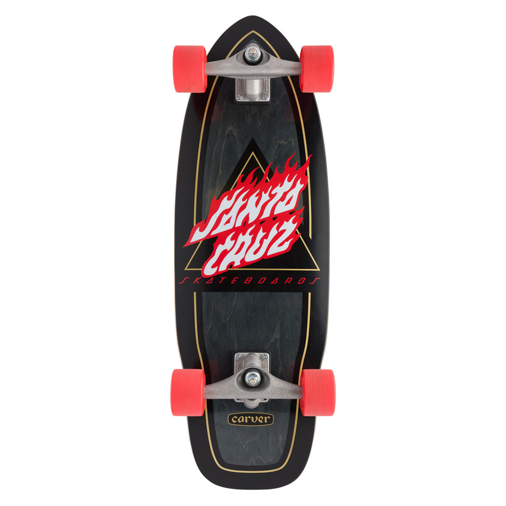 9.75" Flamed Not a Dot Cut Back Carver Surfskate Cruiser Complete 2023
