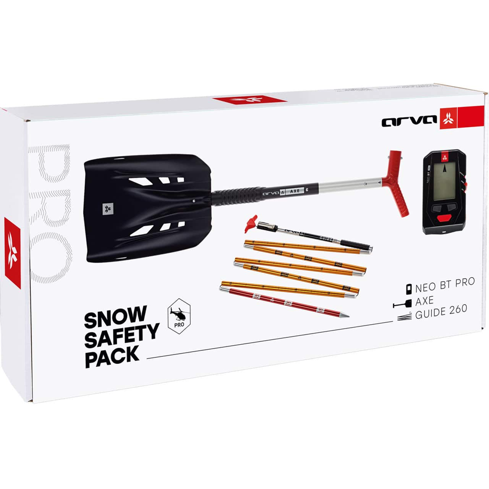 Snow Safety Pack 2023 (NEO BT PRO Beeper, Probe Guide 260, Shovel AXE