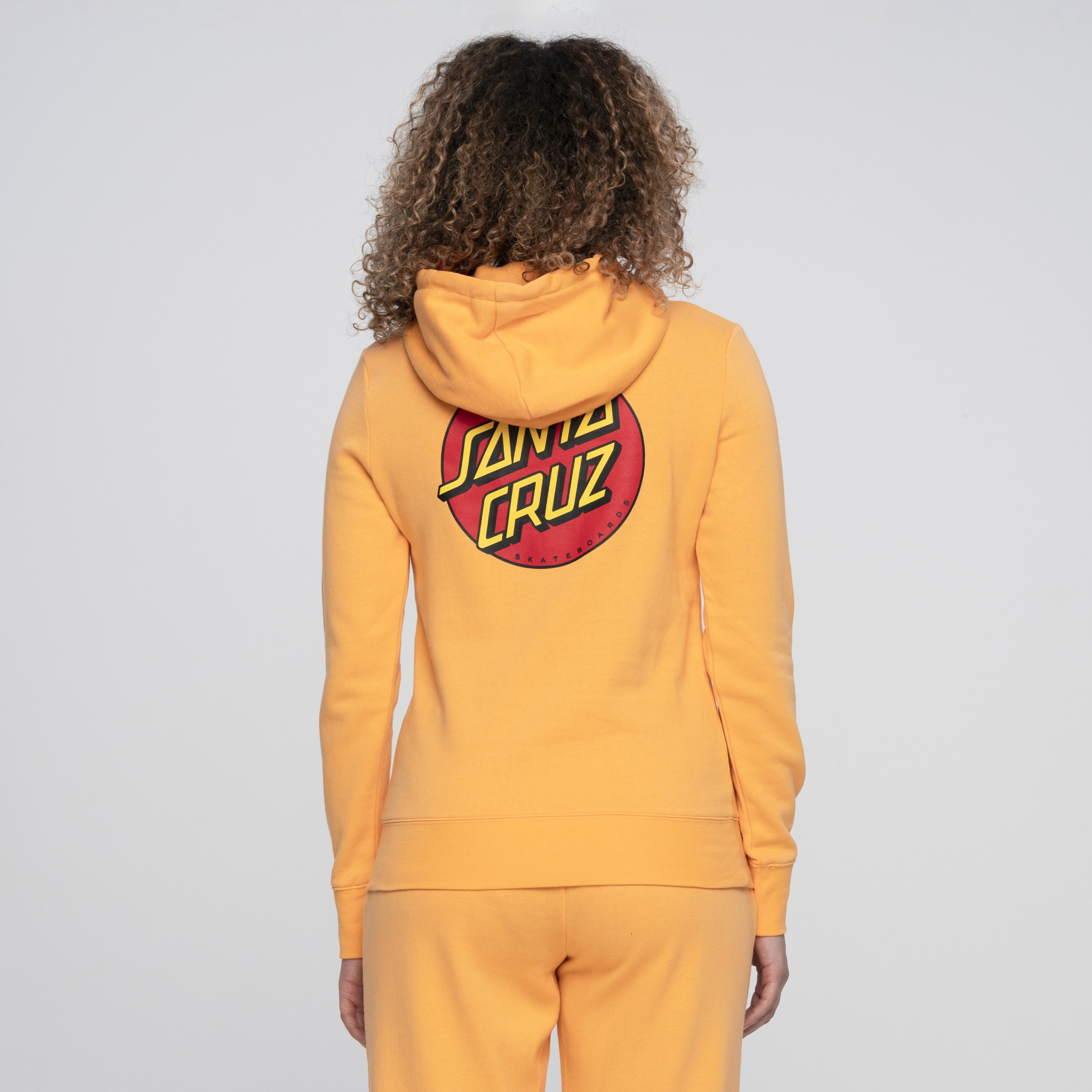 Classic Dot Chest Hoodie Papaya Wm 2023