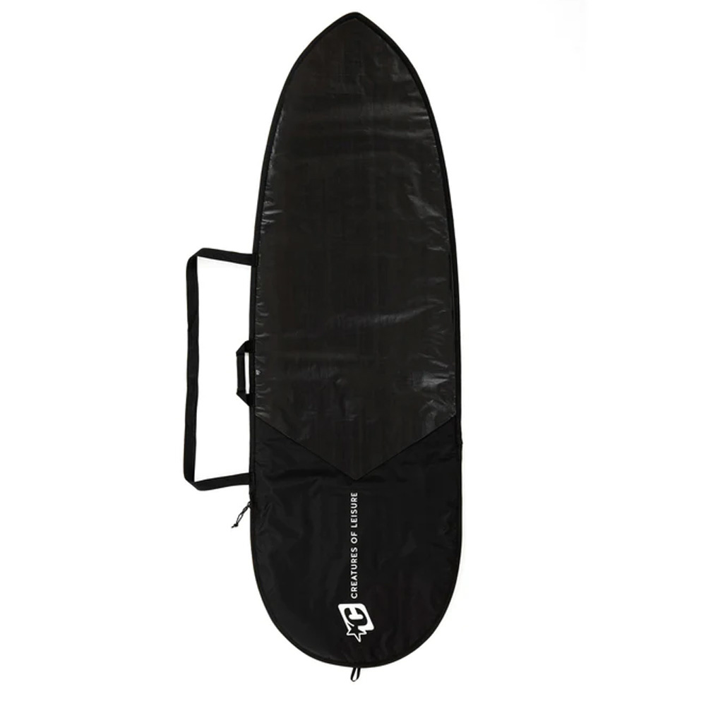 6'0" Fish Icon Lite Black Silver Surf Boardbag