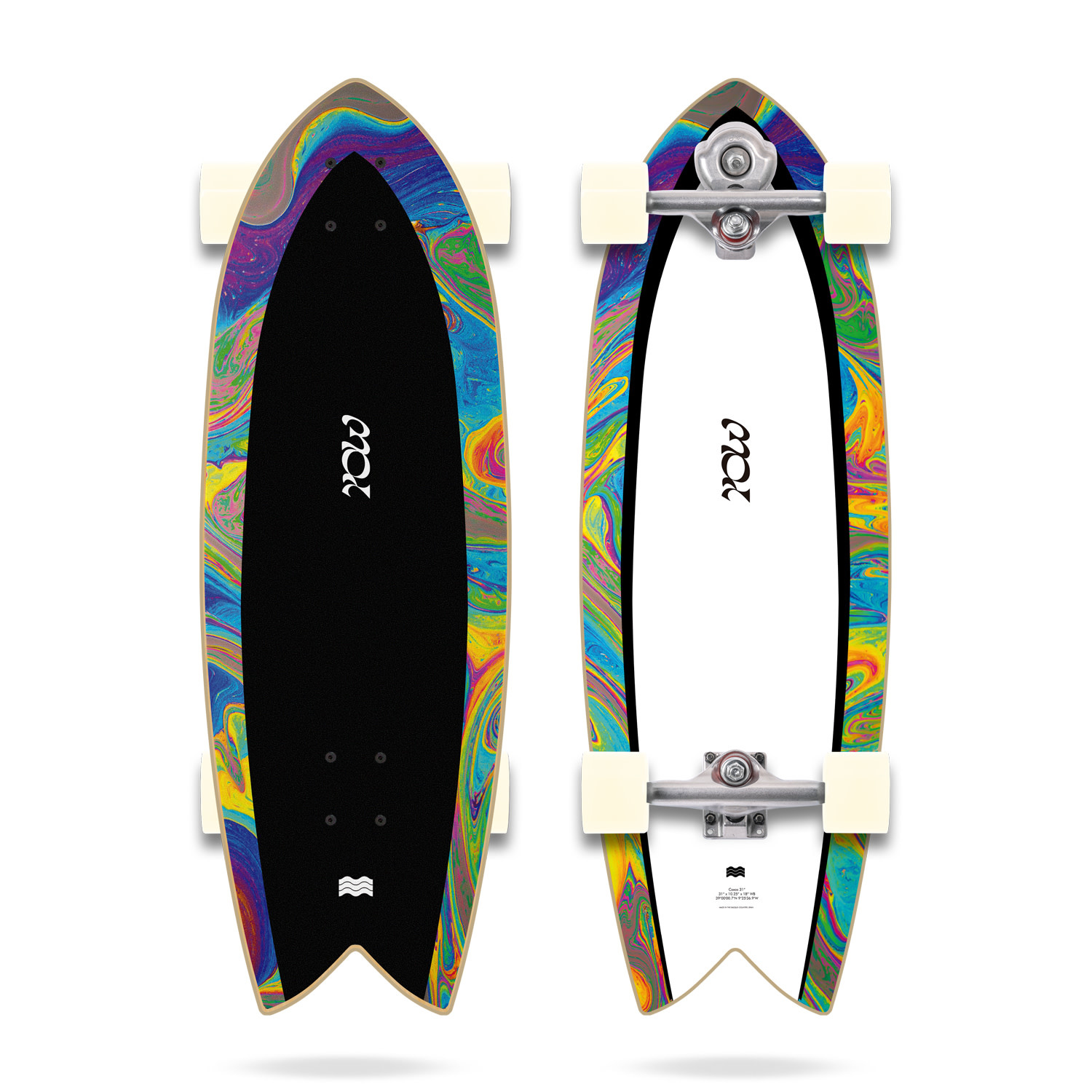 31″ Coxos Power Surfing Series Surfskate Complete 2023