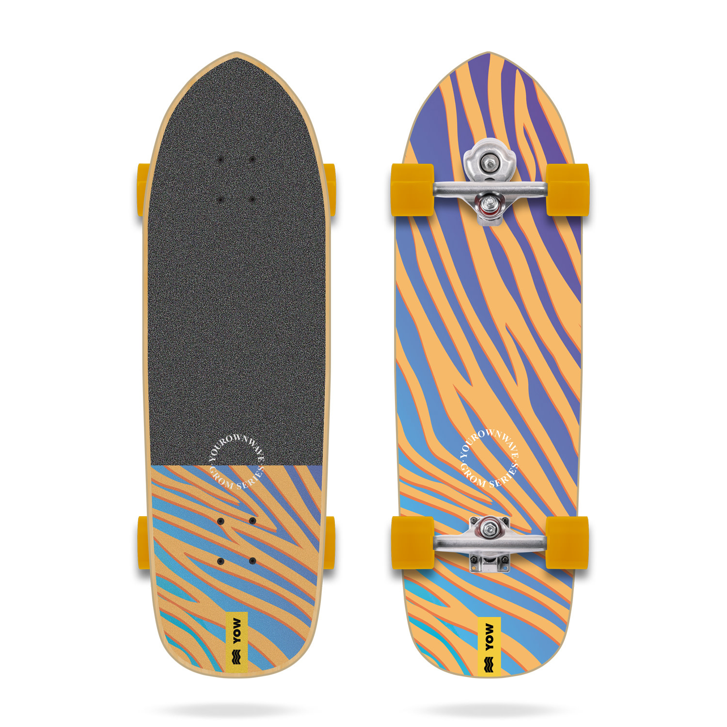 32.5" Kids Mundaka Grom Series Surfskate Complete 2023