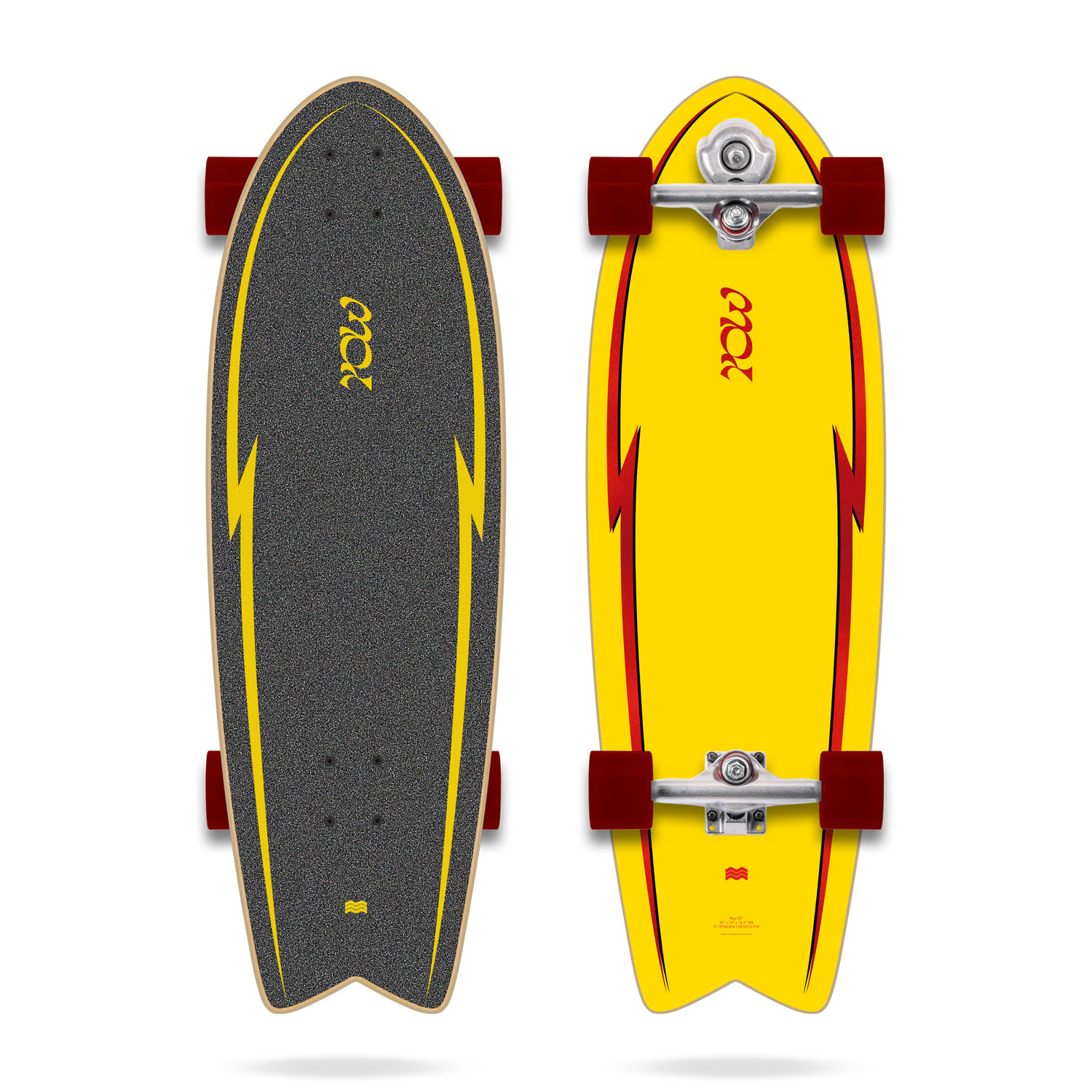 32″ Pipe Power Surfing Series Surfskate Complete 2023