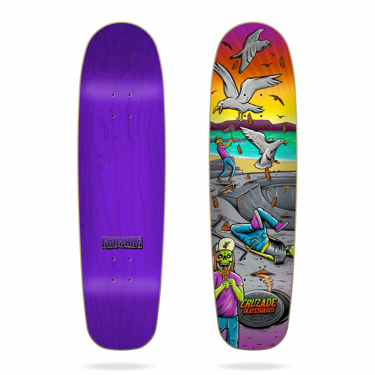 8.625" Cruzade La Kantera Skateboard Deck 2023