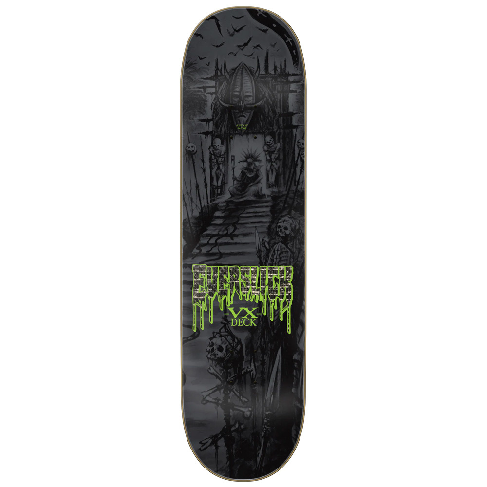8.375" Gravette Voodoo Isle 2 VX Everslick Pro Series Skateboard Deck 2023