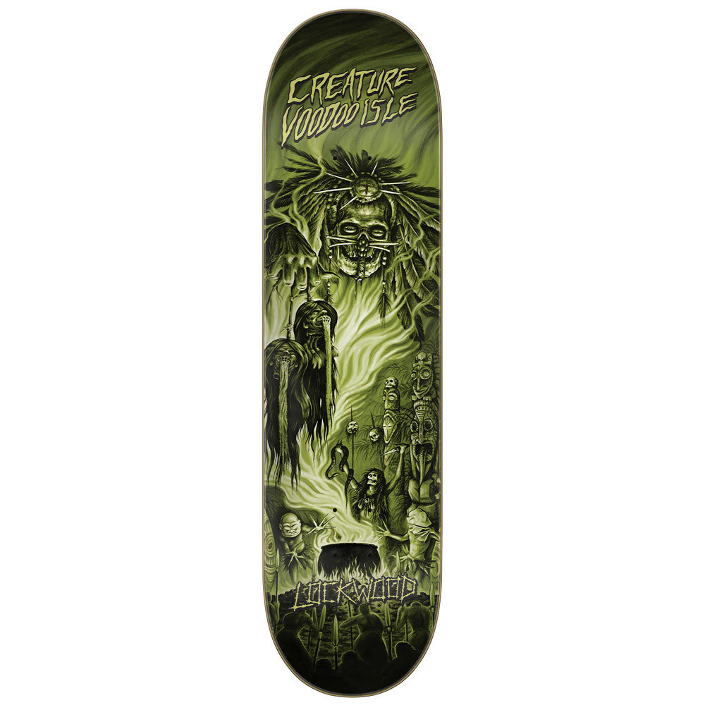 8.25" Lockwood Voodoo Isle 2 VX Everslick Pro Series Skateboard Deck 2023