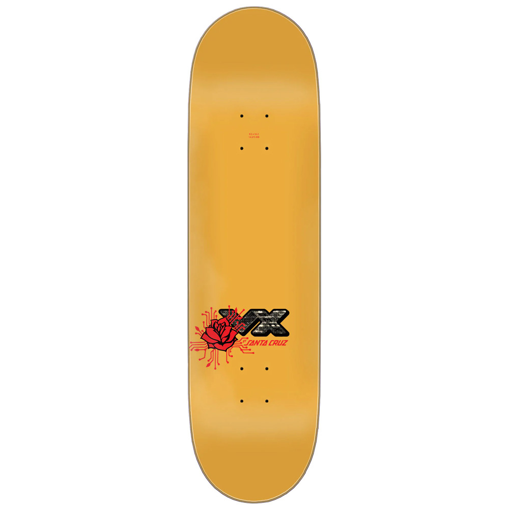 8.5" Wooten Duo VX Orange Skateboard Deck 2023