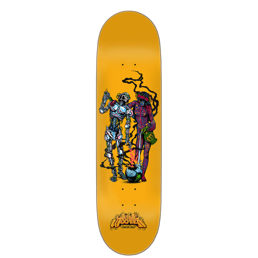 8.5" Wooten Duo VX Orange Skateboard Deck 2023