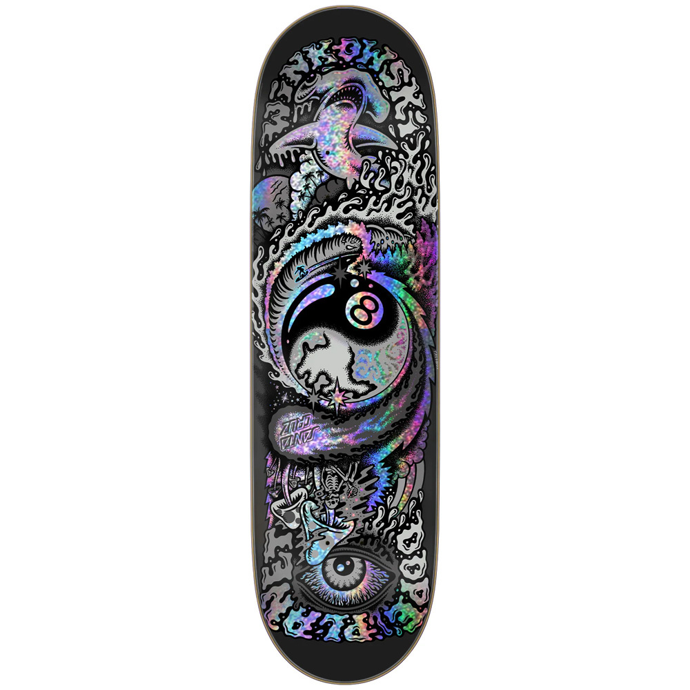 8.8" Winkowski Dope Planet VX Black Skateboard Deck 2023