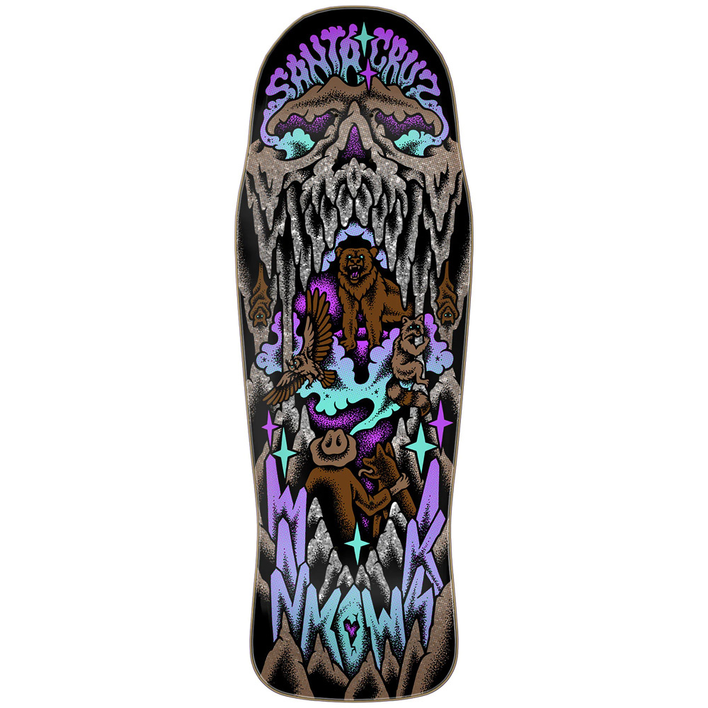 10.3" Winkowski Crystal Cave Black Shaped Skateboard Deck 2023