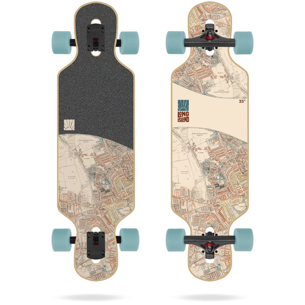 32.85″ Maps Mini Drop Longboard Complete 2023