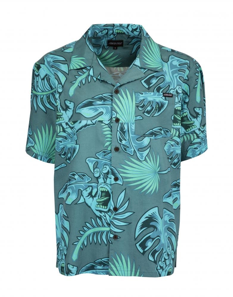 Cabana Short Sleeve Turquoise Shirt 2023