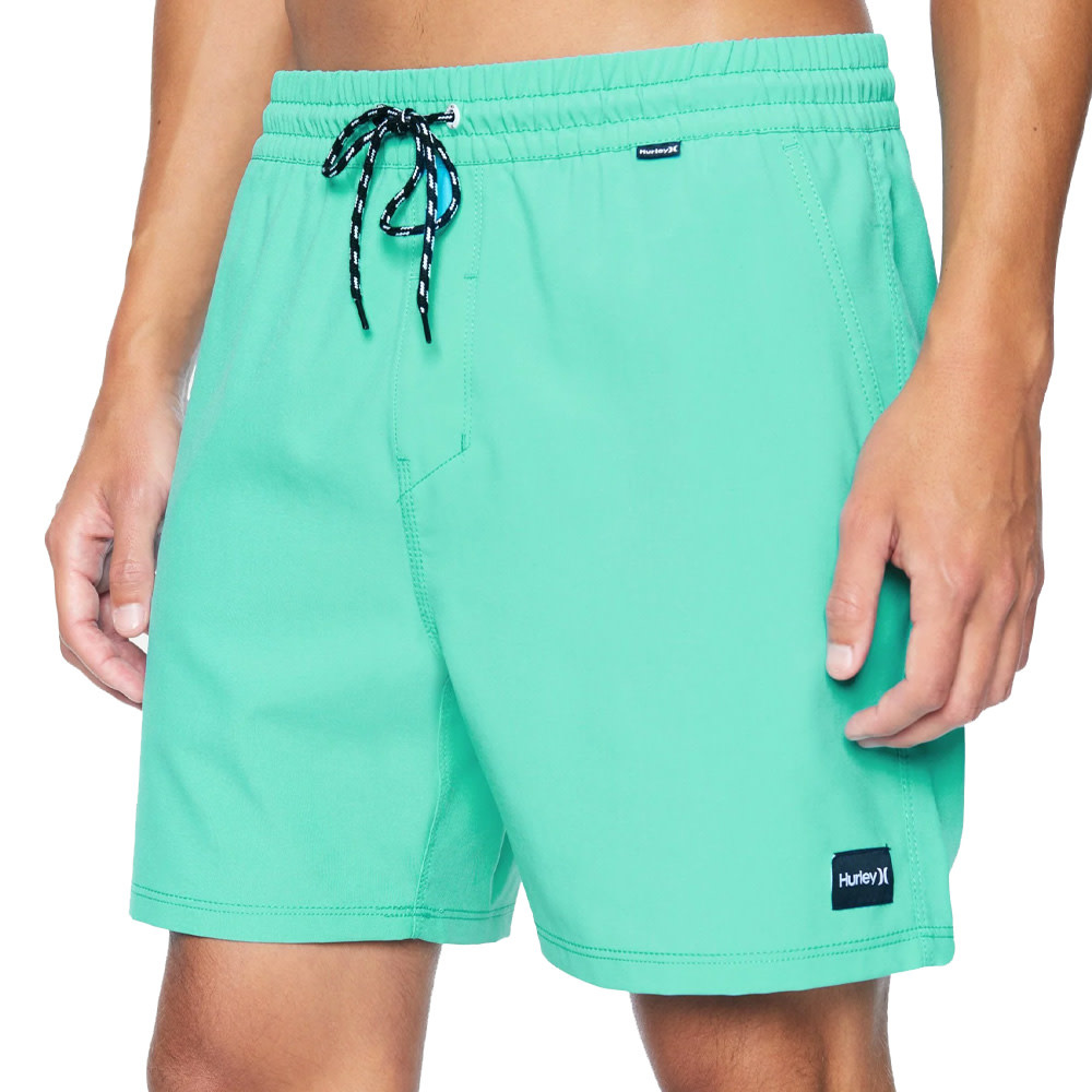 17' One And Only Solid Volley Aurora Green Boardshort 2023