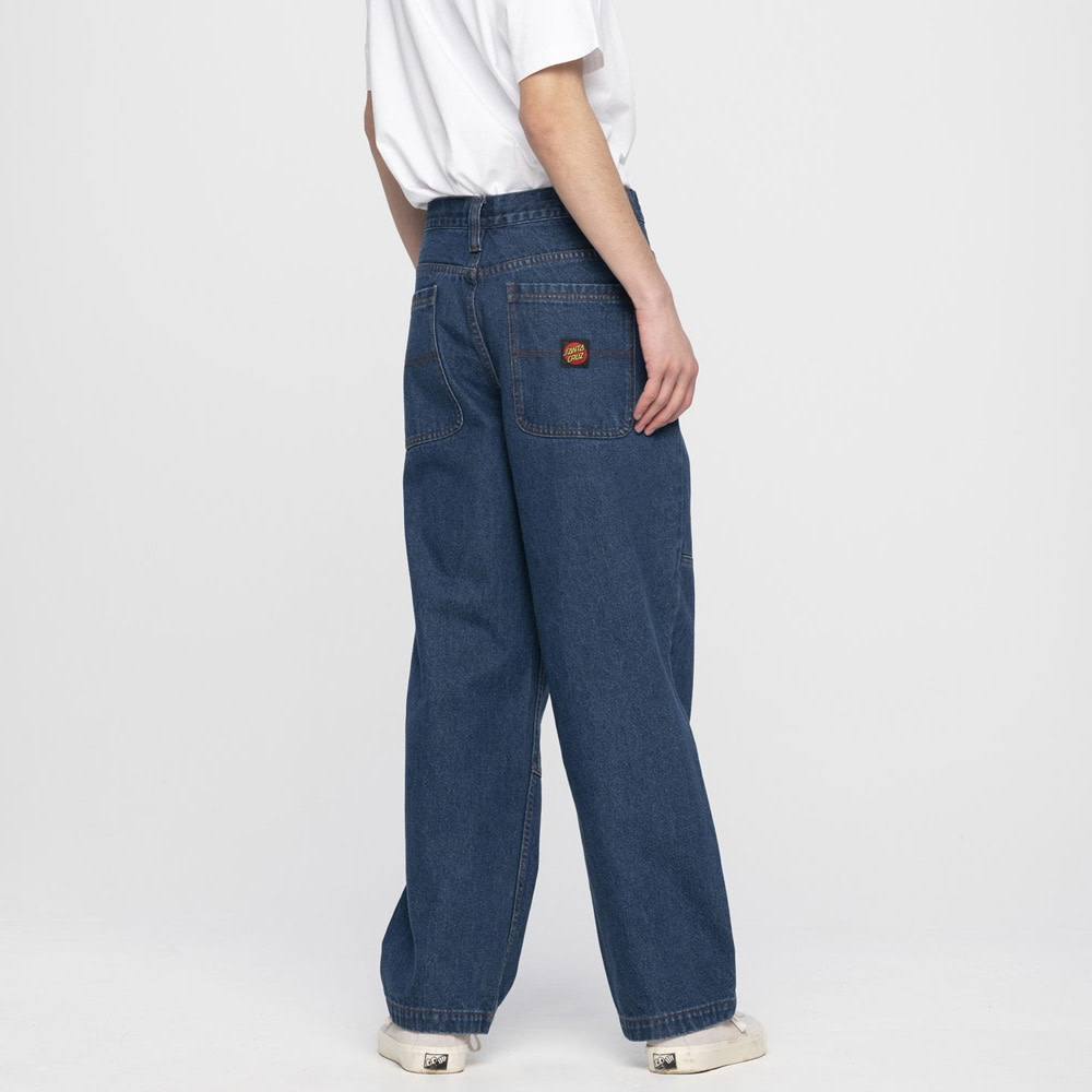 Classic Label Panel Classic Blue Jeans Skate Pant 2023