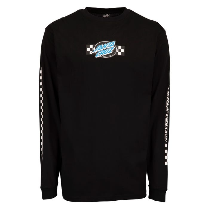 Contest Oval Black Longsleeve T-Shirt