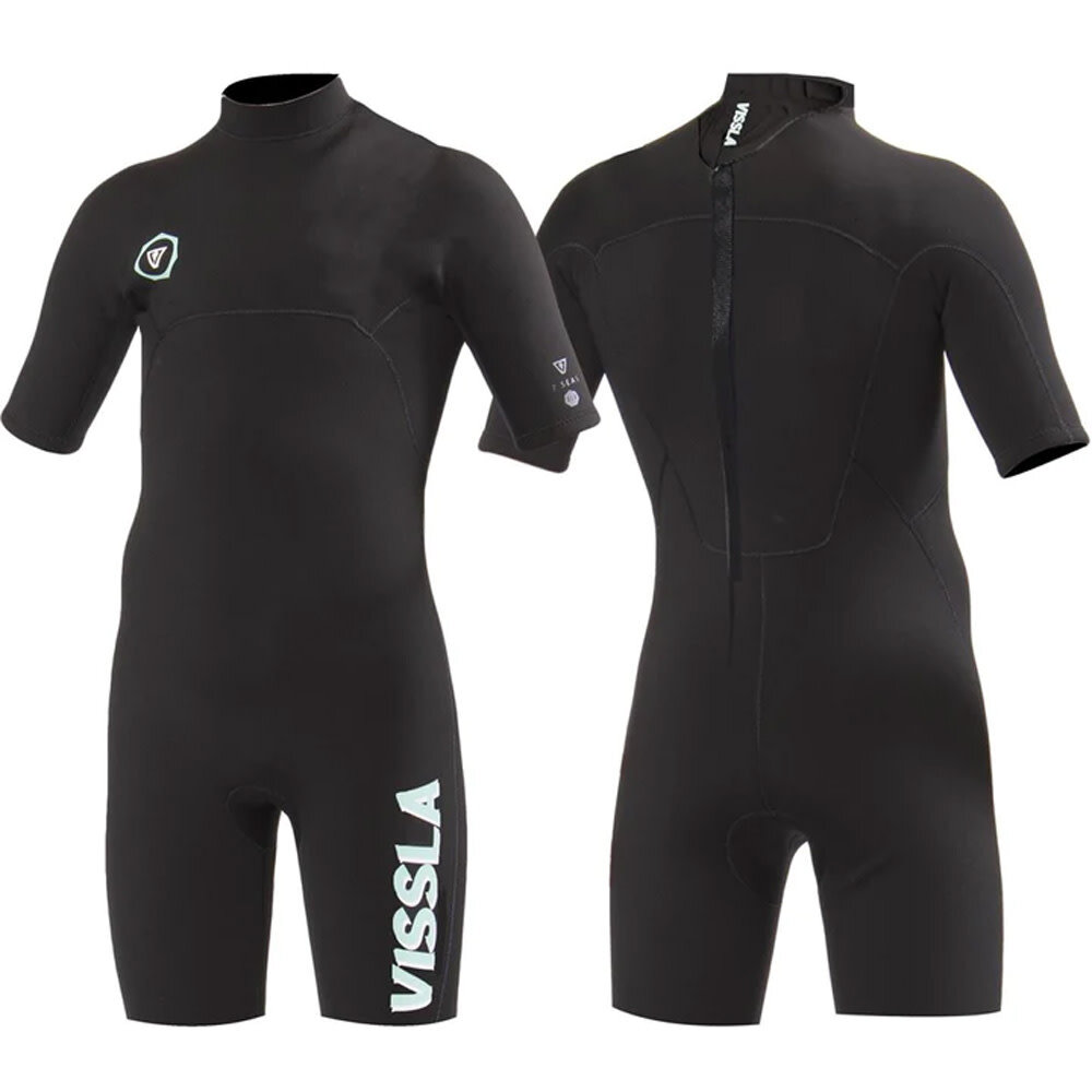 2mm Boys Flat Lock Spring Shorty Wetsuit 2023 WestSite Gent
