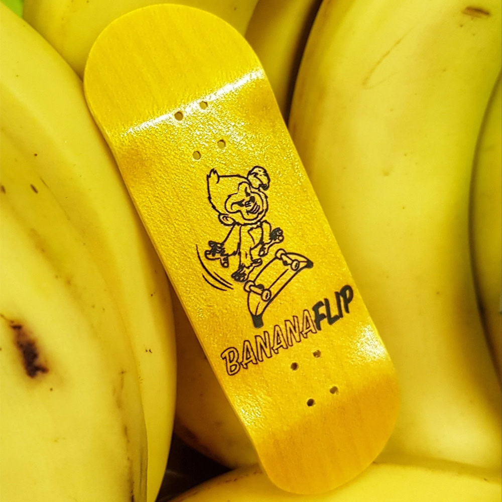 34mm Banana Flip Yellow Complete Pro Fingerboard 2023