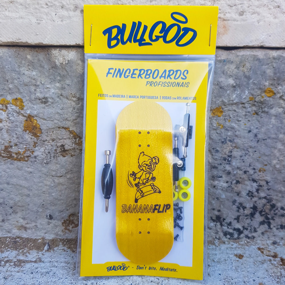 32mm Banana Flip Yellow Complete Pro Fingerboard 2023