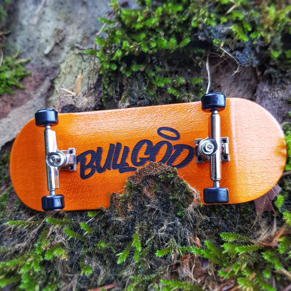 34mm OG Logo Orange Pro Fingerboard Complete 2023
