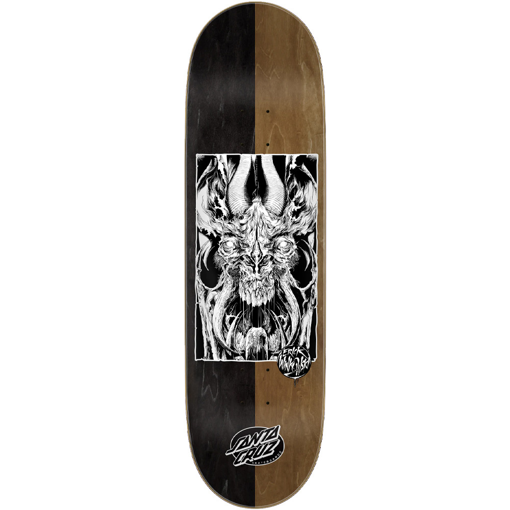 8.8" Winkowski Primeval VX Black Brown Skateboard Deck 2023