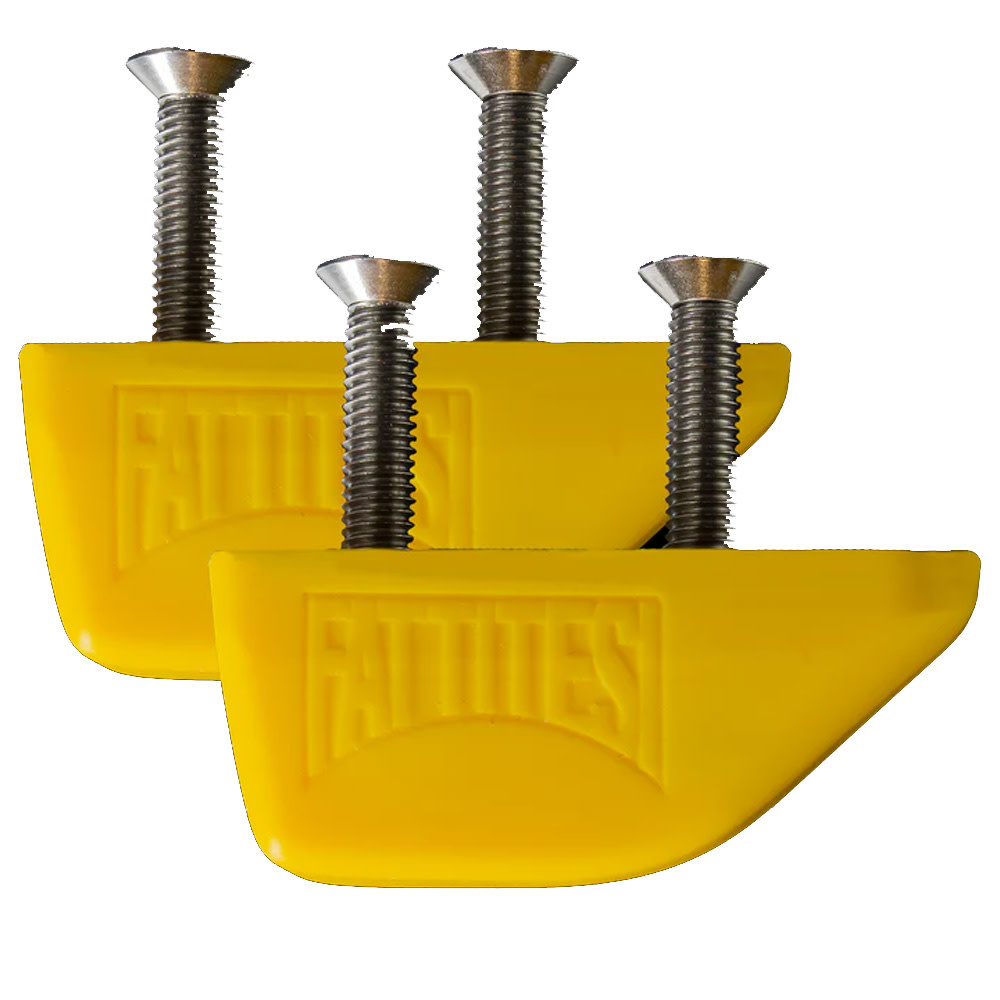 LockIn Wakeskate Fins Low Yellow 2023 WestSite Gent