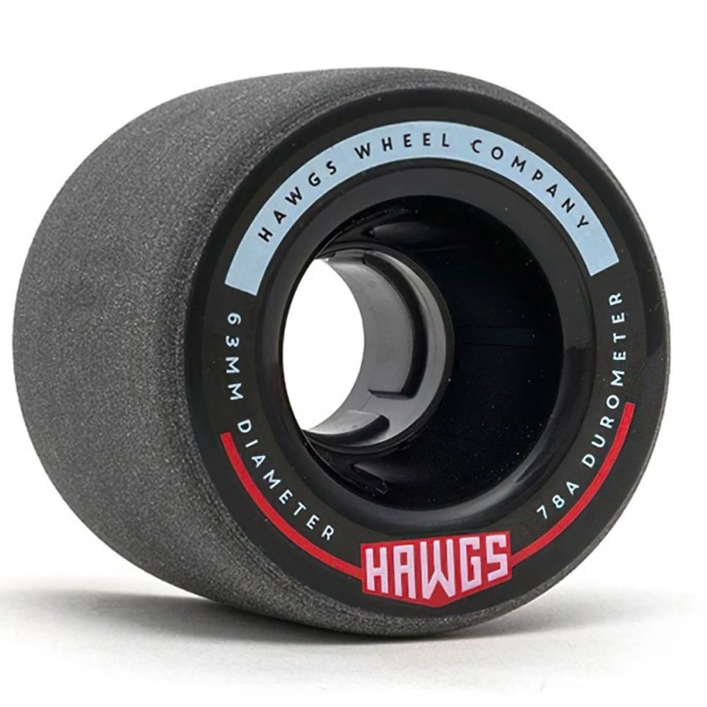 63mm 78A Fattie Black Cruiser Wheels 2023