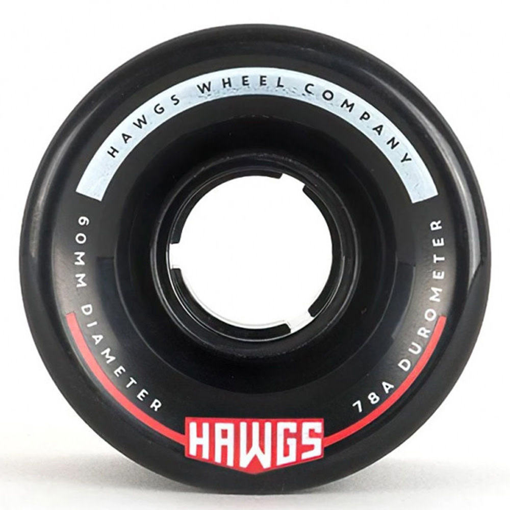60mm 78A Chubby Black Longboard Wheels 2023