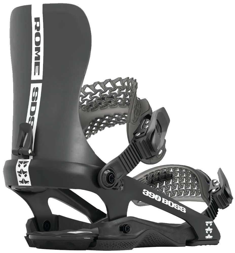 390 Boss Black Snowboard Binding 2024
