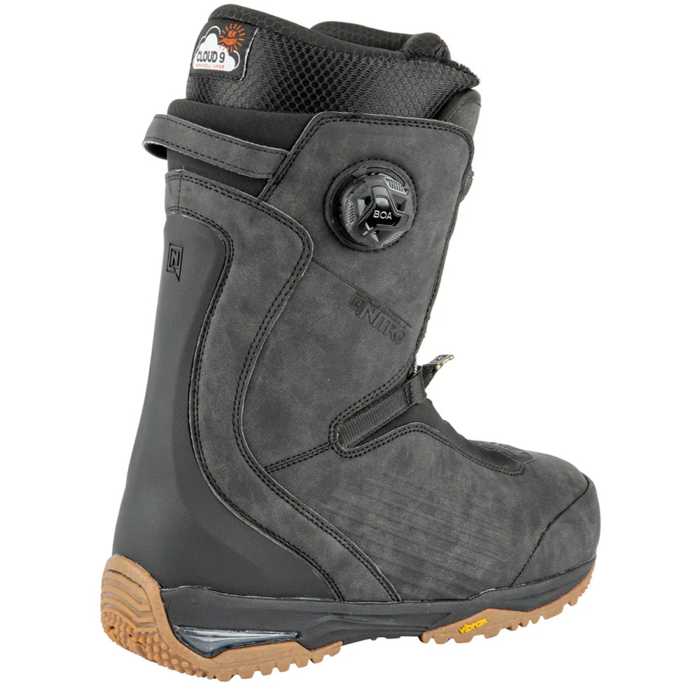 Chase BOA Black Snowboard Boots 2024