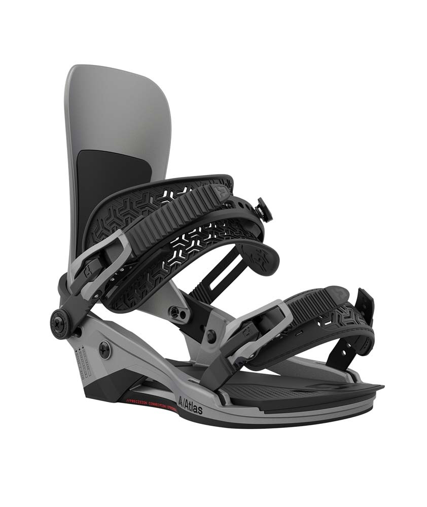 Atlas Metallic Silver Snowboard Binding 2024