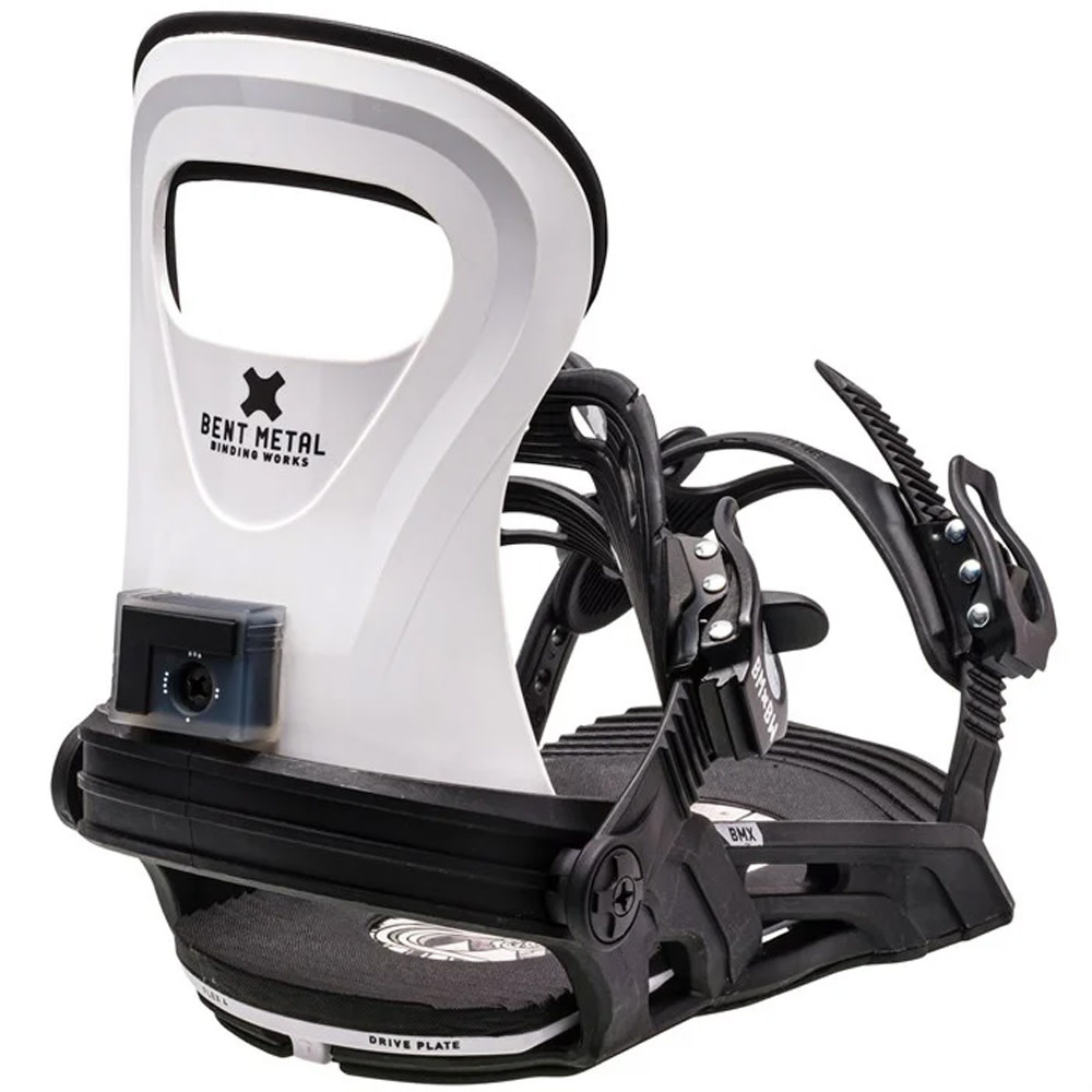 BMX Black White Kids Snowboard Binding 2024
