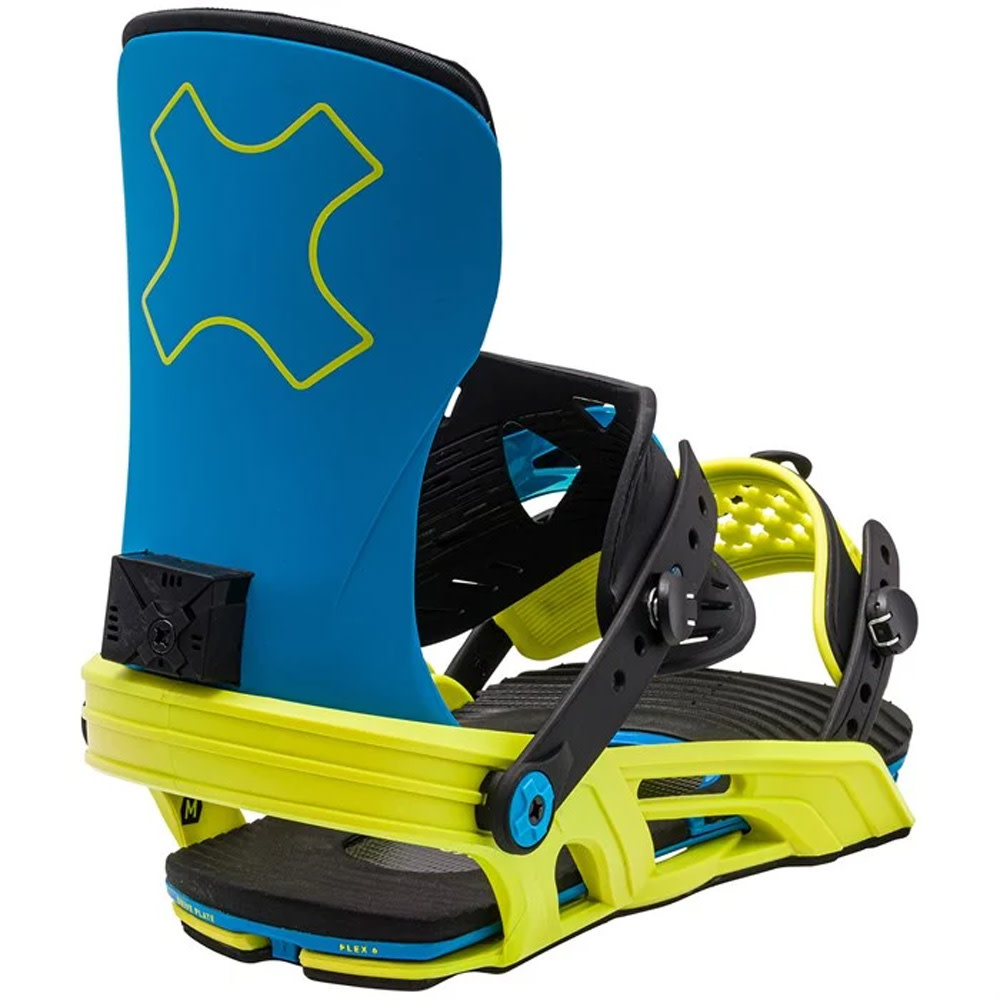 Axtion Blue Green Snowboard Binding 2024