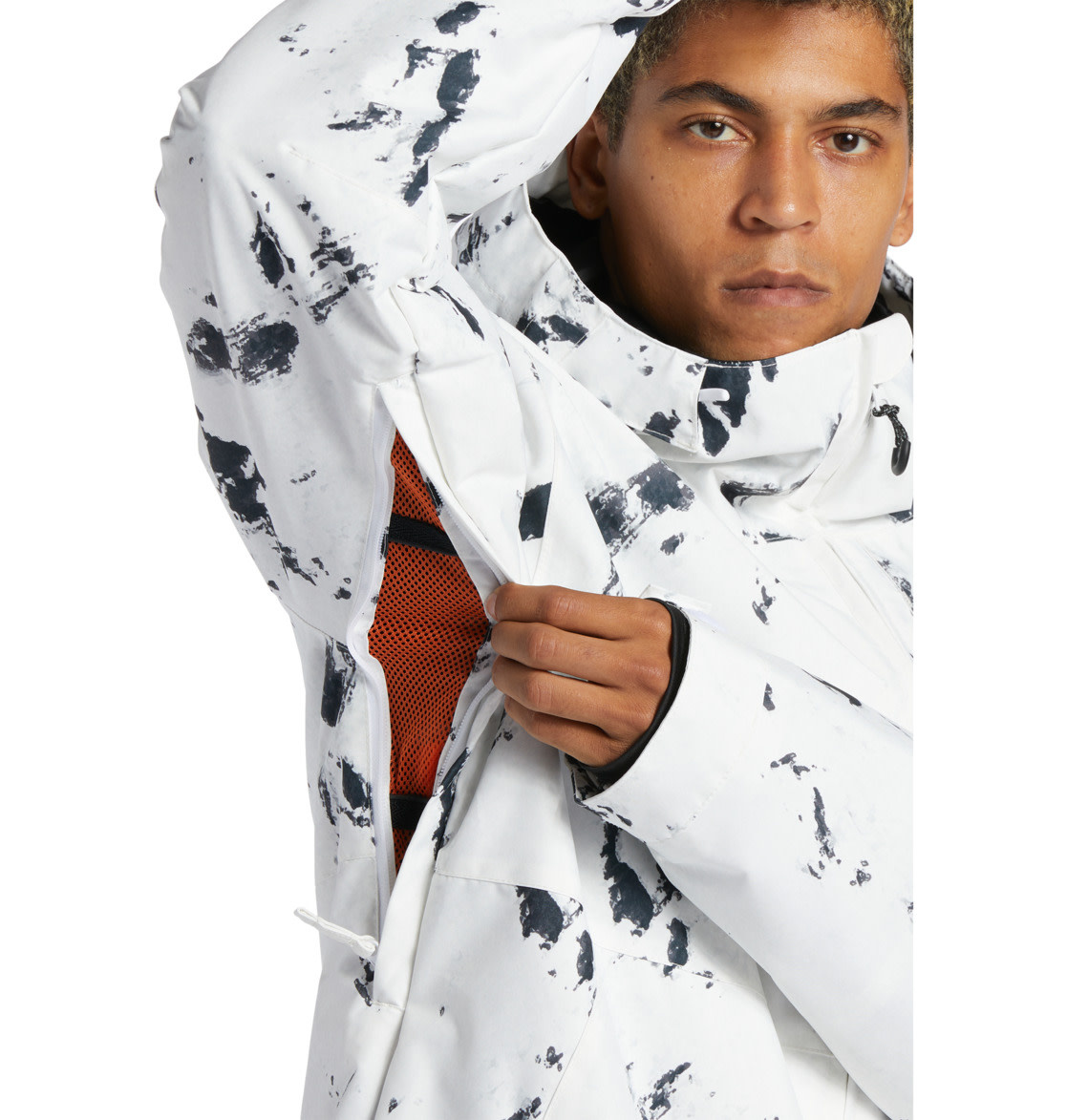 Basis Print Snow Camo Snowboard Jacket 2024