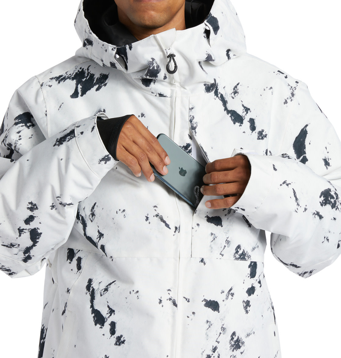 Basis Print Snow Camo Snowboard Jacket 2024