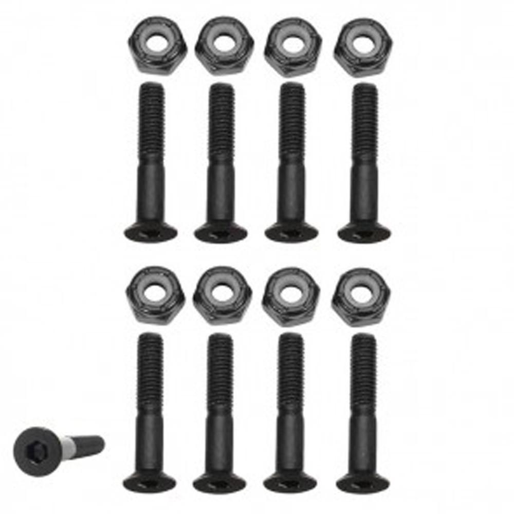 1" Flathead Nuts and Bolts (8Pack) WestSite Gent