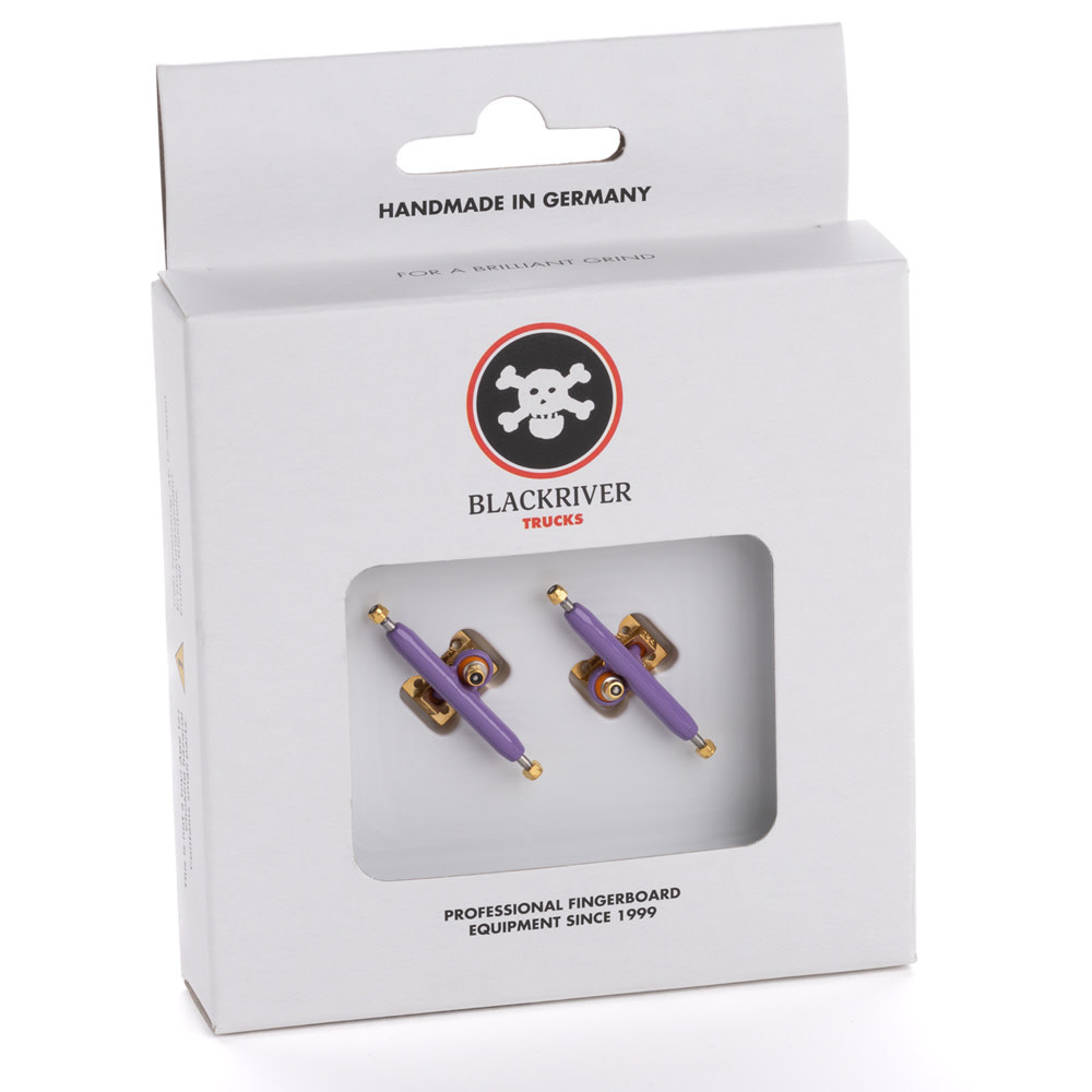 34mm X-Wide 3.0 Purple Gold Fingerboard Trucks
