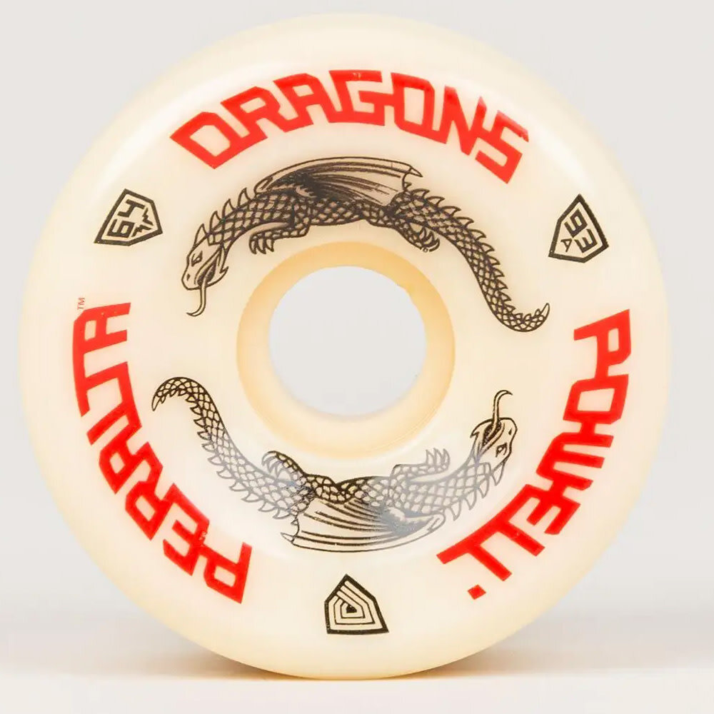 64mm 93A Dragon Formula Off White Skateboard Wheels WestSite Gent