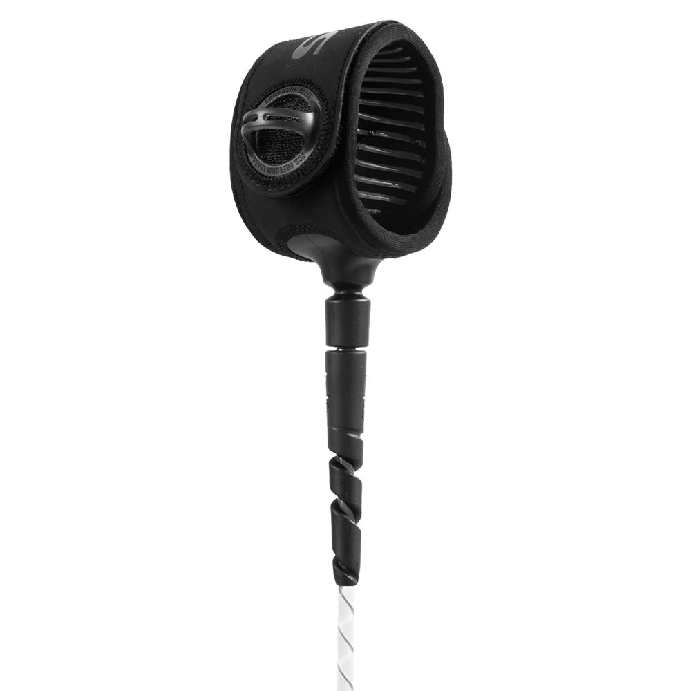 6′ Freedom Helix All Round Natural and Black Surfboard Leash