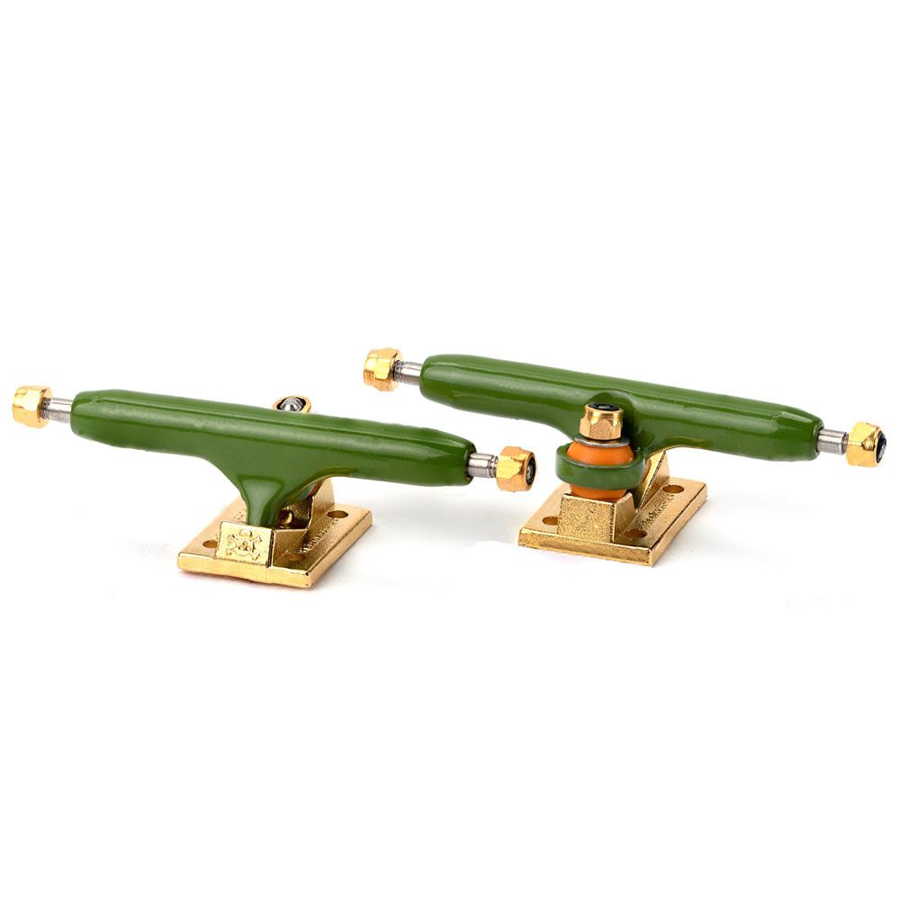 34mm X-Wide 3.0 Green Gold Fingerboard Trucks