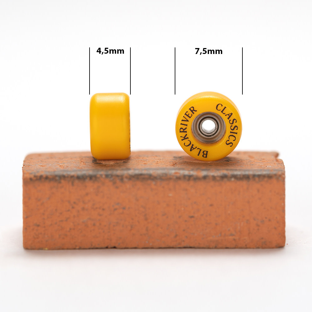 Classics Sunflower Yellow Fingerboard Wheels