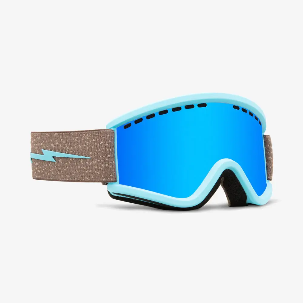 EGVK Delpphi Speckle / Blue Chrome Kids Snowboard Goggle 2024 West