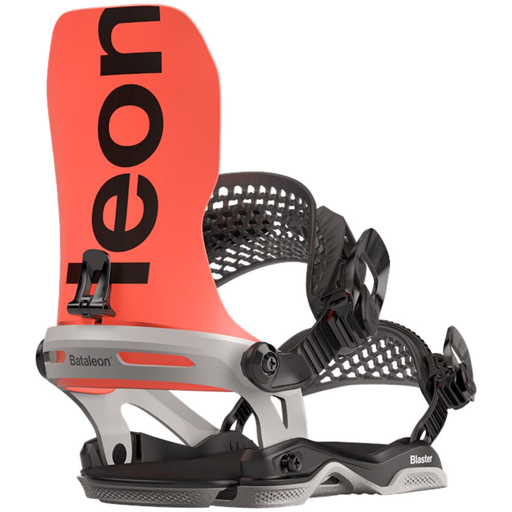 Blaster AsymWrap Neon Red/Glacier Gray 2024 Snowboard Binding