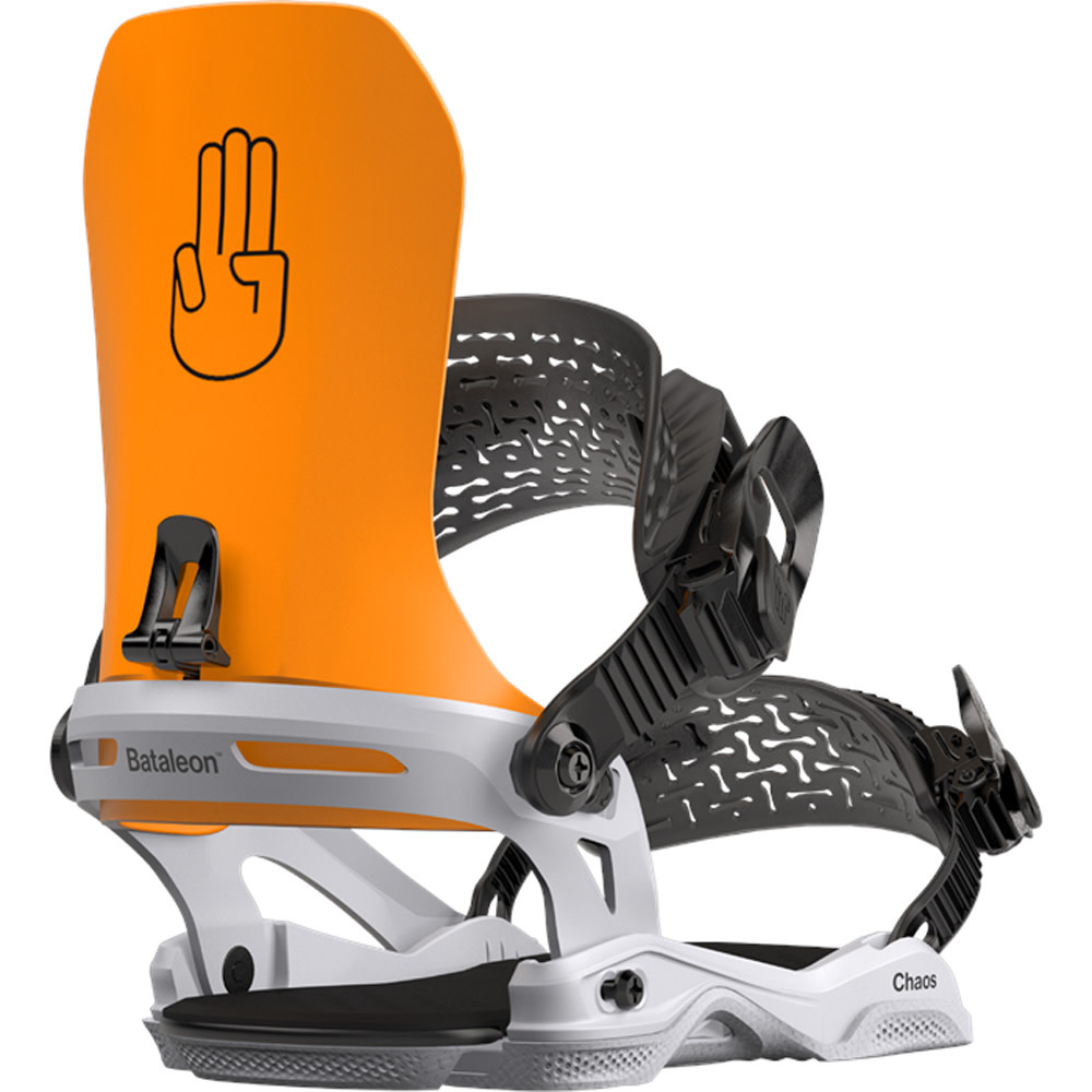 Chaos Neon Orange/Glacier Gray 2024 Snowboard Binding